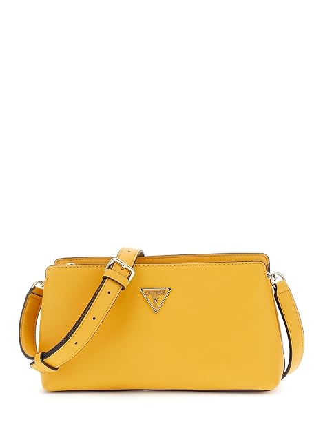 Buy Guess Caramel Solid Talent Top Zip Crossbody Bag at Amazon.in